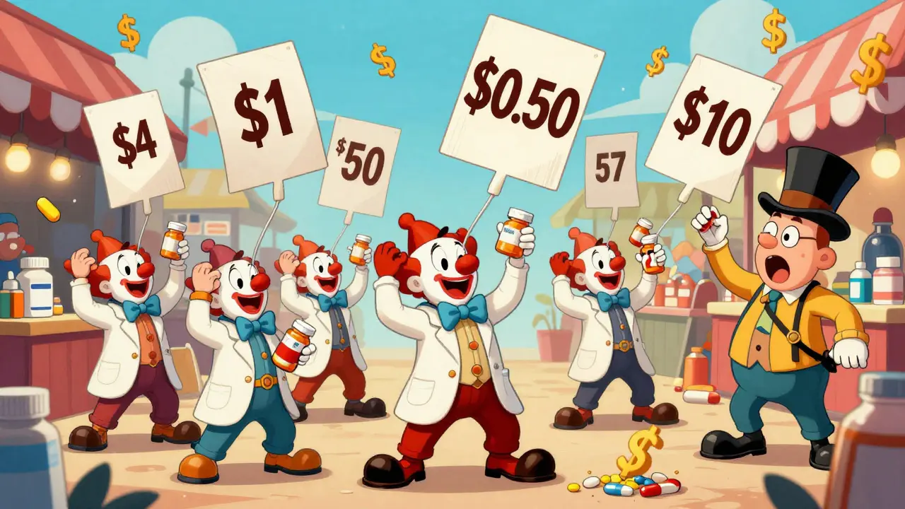 How Multiple Generic Drug Manufacturers Drive Down Prices