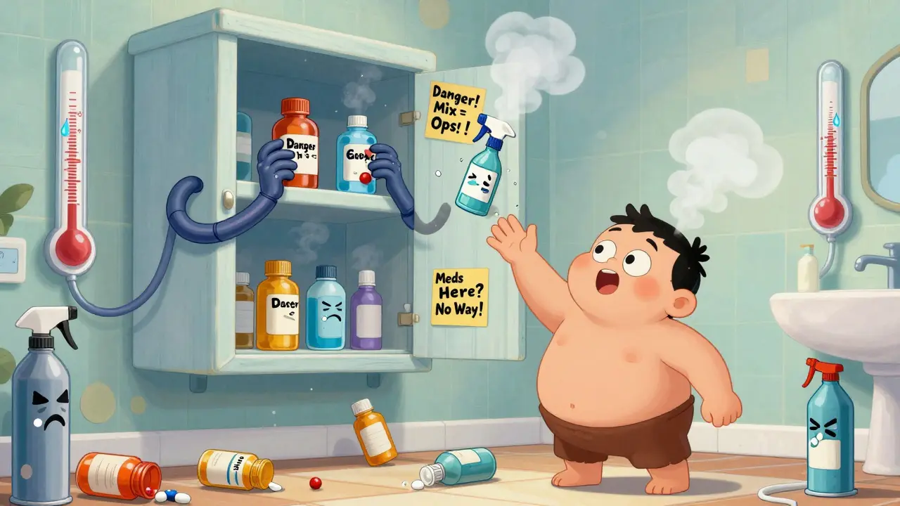 How to Separate Household Chemicals from Medication Storage for Safety