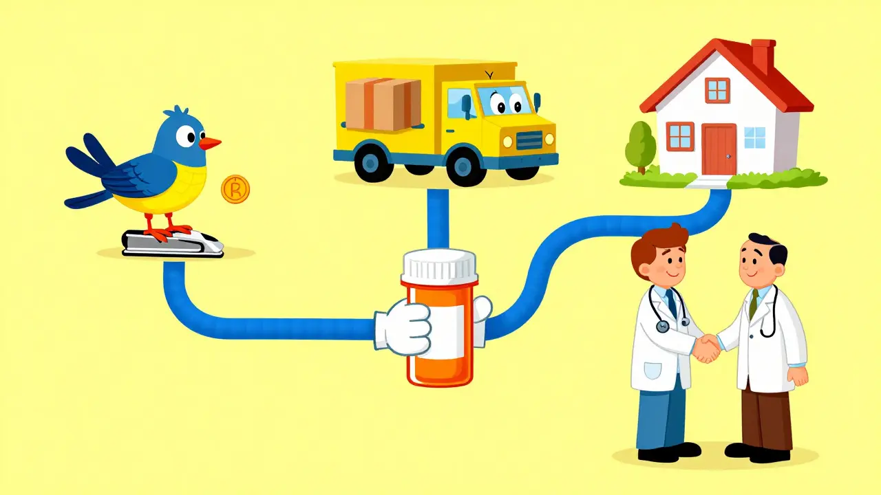 Three paths for buying meds: coupon, delivery, telehealth